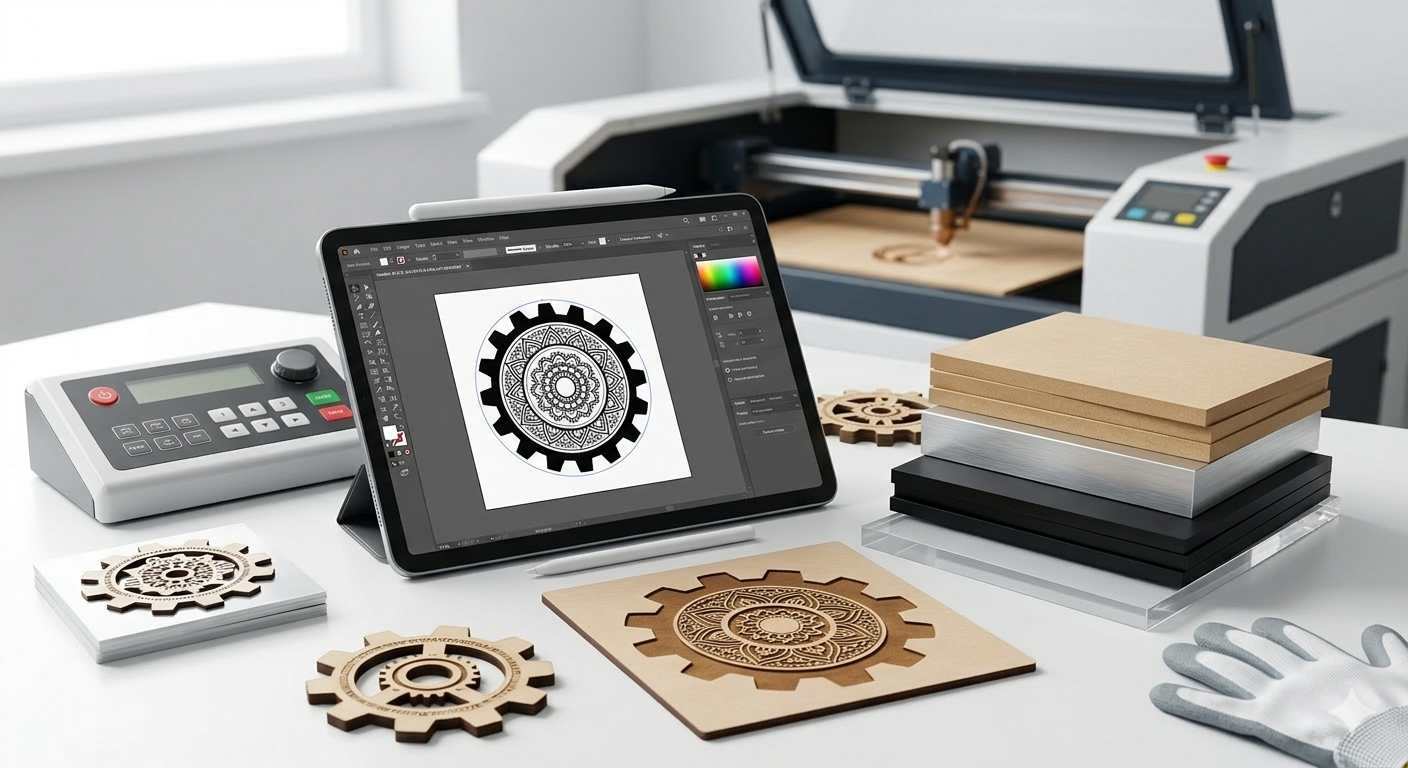 Sua ideia merece destaque. Conte com nosso corte e gravação a laser e surpreenda em cada detalhe.